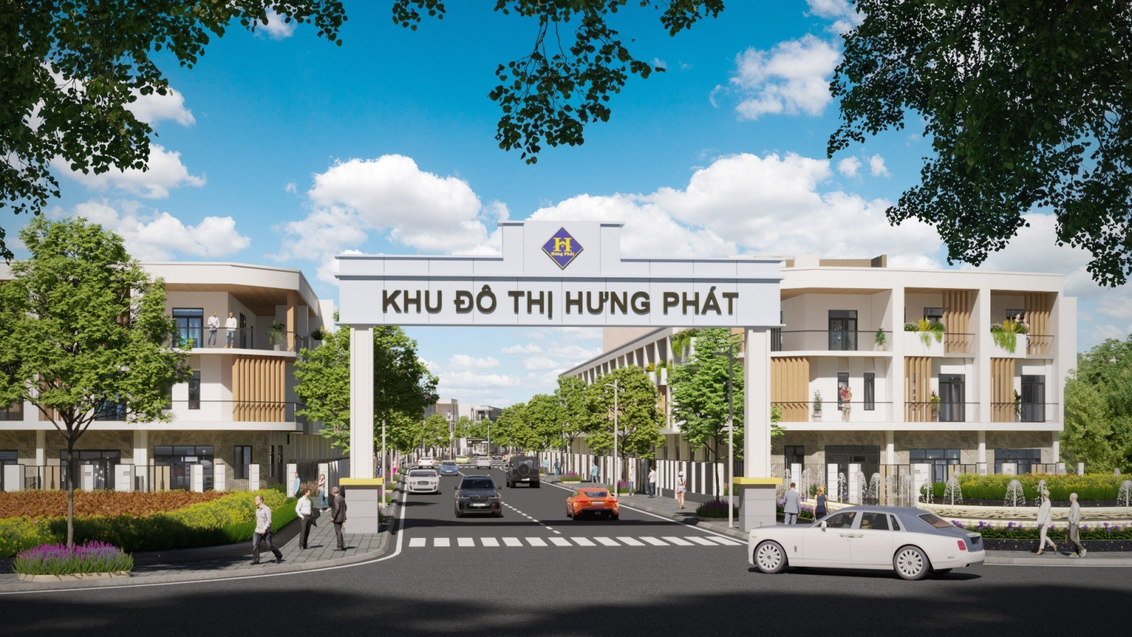 Dự án TTTM và KDC Thương mại thị trấn Mái Dầm ( KĐT Hưng Phát Giai đoạn 1)